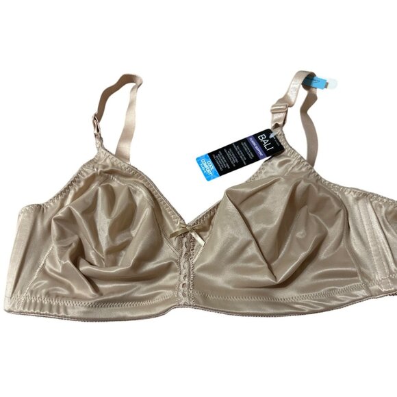 Bali Size 44C Wireless Passion For Comfort Minimizer Bra  Soft Beige - Picture 5 of 13